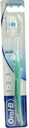 ORAL B ΟΔΟΝΤΟΒΟΥΡΤΣΑ ORAL-B 123 INDICATOR 40ΜΕΤ 1ΤΜΧ