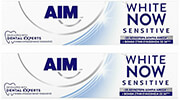 AIM ΟΔΟΝΤΟΚΡΕΜΑ AIM WHITE NOW SENSITIVE 75ML 2ΤΕΜ