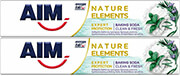 ΟΔΟΝΤΟΚΡΕΜΑ AIM NAT ELEM BAK SODA 75ML 2ΤΕΜ