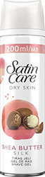 SATIN CARE ΑΦΡΟΣ ΞΥΡΙΣΜΑΤΟΣ SATIN GEL ΓΥΝ.DRYSKIN SHEABUTTER 200ML