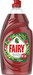 FAIRY ΥΓΡΟ ΠΙΑΤΩΝ C&amp;F ΚΟΚΚΙΝΑ ΜΟΥΡΑ 900ML