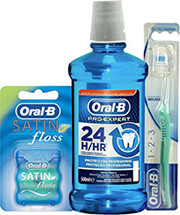 ORAL B BUNDLE ΣΤΟΜΑΤΙΚΟ ΔΙΑΛΥΜΑ-ΟΔΟΝΤΙΚΟ ΝΗΜΑ-ΟΔΟΝ/ΤΣΑ