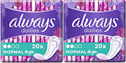 ALWAYS ALW ΣΕΡ/ΚΙΑ NORMAL TO GO 60TMX (20TMX X3) 83745368