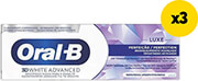 ORAL B 3D WHITE LUXE PERFECTION 225LM (75ML X3)