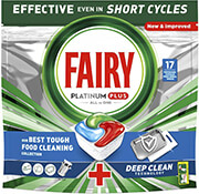 FAIRY ΚΑΨΟΥΛΕΣ FAIRY CAPS PLATINUM PLUS DEEP CLEAN 17ΤΜΧ