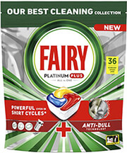 FAIRY ΚΑΨΟΥΛΕΣ FAIRY CAPS PLATINUM PLUS ANTI DULL 36ΤΜΧ