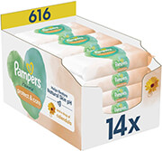 PAMPERS ΜΩΡΟΜΑΝΤΗΛΑ PAMPERS WIPES HARMONIE PROTECT&amp;CARE 14X44