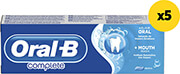 ORAL B ΟΔΟΝΤΟΚΡΕΜΑ ORAL B COMPLETE PROTECT &amp; CLEAN 375ML (5X75ML)