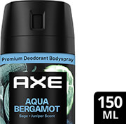 AXE ΑΠΟΣΜΗΤΙΚΟ AXE AQUA BERGAMOT 150ML