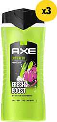 ΑΦΡΟΝΤΟΥΣ AXE EPIC FRESH 1200ML (3X400ML) φωτογραφία