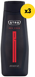 STR8 ΑΦΡΟΛΟΥΤΡΟ STR8 SH GEL RED CD 1200ML (3X400ML)