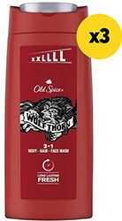 OLD SPICE ΑΦΡΟΛΟΥΤΡΟ OLD SPICE GEL WOLFTHORN 2025ML(3X675ML)