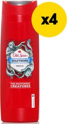 OLD SPICE ΑΦΡΟΛΟΥΤΡΟ OLD SPICE SHOWER GEL WOLFTHORN 1600 ML (4X400ML)