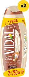 VIDAL ΑΦΡΟΛΟΥΤΡΟ ALMOND &amp; KARITE 3000ML(750MLΧ4)