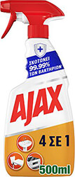 AJAX ΚΑΘΑΡΙΣΤΙΚΟ ΕΠΙΦΑΝΕΙΩΝ AJAX 4ΣΕ1 ΑΝΤΛΙΑ 500ML