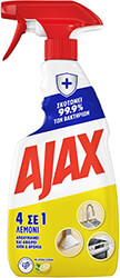 AJAX ΚΑΘΑΡΙΣΤΙΚΟ ΕΠΙΦΑΝΕΙΩΝ AJAX 4ΣΕ1 ΛΕΜΟΝΙ ΑΝΤΛΙΑ 500ML