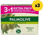 PALMOLIVE ΣΑΠΟΥΝΙ PALMOLIVE NATURALS OLIVE 90GR 3+1 EXTRA PACK (3 ΣΥΣΚΕΥΑΣΙΕΣ - 12ΤΕΜ)