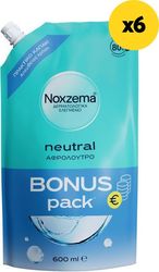 NOXZEMA ΑΦΡΟΛΟΥΤΡΟ NOXZEMA NEUTR BONUS PACK DOY 3600ML (6X600ML)