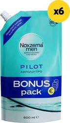 NOXZEMA ΑΦΡΟΛΟΥΤΡΟ NOXZEMA MEN PILOT BONUS PACK DOY 3600ML (6X600ML)
