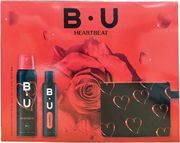 BU ΣΕΤ ΔΩΡΟΥ BU ΑΡΩΜΑ HEARTBEAT 50ML&amp;ΑΠΟΣΜΗΤΙΚΟ SPRAY 150ML&amp;BEAUTY BAG