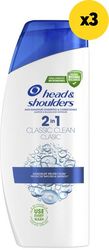 HEAD HEAD&amp;SHOULDERS ΣΑΜΠΟΥΑΝ 2-1 CLASSIC CLEAN 1875ML(3X625ML)