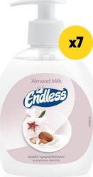 ENDLESS ENDLESS ΚΡΕΜΟΣΑΠΟΥΝΟ ΧΕΡΙΩΝ ALMOND MILK 2100ML (7X300ML)