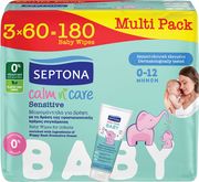 ΜΩΡΟΜΑΝΤΗΛΑ SEPTONA CALM N' CARE SENSITIVE MULTIPACK 3Χ60 ΤΜΧ φωτογραφία