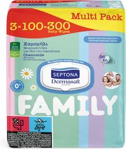 SEPTONA ΜΩΡΟΜΑΝΤΗΛΑ SEPTONA DERMASOFT FAMILY MULTIPACK 3Χ100 ΤΜΧ