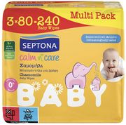 SEPTONA ΜΩΡΟΜΑΝΤΗΛΑ SEPTONA CALM N' CARE ΧΑΜΟΜΗΛΙ MULTIPACK 3Χ80 ΤΜΧ