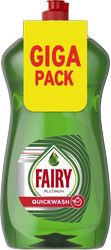 FAIRY ΥΓΡΟ ΠΙΑΤΩΝ PLATINUM QUICKWASH 1250ML