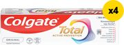 COLGATE ΟΔΟΝΤΟΚΡΕΜΑ COLGATE TOTAL ORIGINAL PROTECTION 300ΜΛ (4Χ75ML)