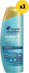 HEAD ΣΑΜΠΟΥΑΝ HEAD&amp;SHOULDERS DERMAXPRO HYDRATE ΚΑΡΥΔΑ 900ML(3X300ML)
