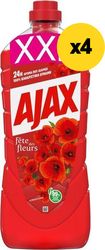 AJAX ΥΓΡΟ ΚΑΘΑΡΙΣΤΙΚΟ AJAX FETE DES FLEURS ΑΓΡΙΟΛΟΥΛΟΥΔΑ 6ΛΤ(4Χ1,5LT)