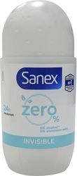SANEX ΑΠΟΣΜΗΤΙΚΟ SANEX ZERO% INVISIBLE ROLL-ON 50ML