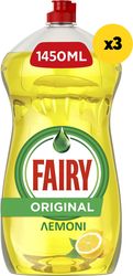 FAIRY ΥΓΡΟ ΠΙΑΤΩΝ FAIRY ΛΕΜΟΝΙ 3X1450ΜΛ