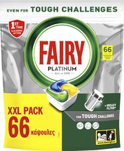 FAIRY FAIRY ΚΑΨΟΥΛΕΣ PLATINUM ΛΕΜΟΝΙ XXL 66CT