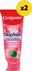 ΟΔΟΝΤΟΚΡΕΜΑ COLGATE MAX FRESH FRUIT FUSION WATERMELON 150ΜΛ(2Χ75ΜΛ)