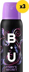 BU ΑΠΟΣΜΗΤΙΚΟ BU DEO SPRAY FAIRYS SECRET 450ΜΛ(3Χ150ΜΛ)