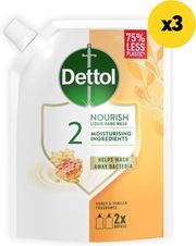 DETTOL ΑΝΤΙΒΑΚΤΗΡΙΔΙΑΚΟ ΥΓΡΟ ΚΡΕΜΟΣΑΠΟΥΝΟ ΑΝΤΑΛΛΑΚΤΙΚΟ ΣΕ ΣΑΚΟΥΛΑΚΙ HONEY POUCH 500ML 3ΤΜΧ