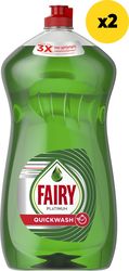 FAIRY PLATINUM QUICKWASH 2500ML (2X1250ML)