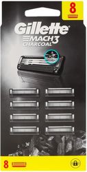 ΑΝΤΑΛΛΑΚΤΙΚΕΣ ΛΕΠΙΔΕΣ GILLETTE MACH3 CHARCOAL 8ΤΜΧ