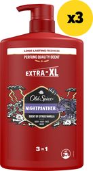 OLD SPICE SHOWER GEL NIGHTPANTHER 3000ML (3X1000ML)