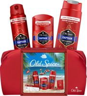 ΣΕΤ ΔΩΡΟΥ OLD SPICE TRAVELBAG CAPTAIN SPRAY+STICK+SHOWER GEL &amp; ΝΕΣΕΣΕΡ