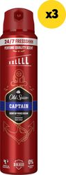OLD SPICE ΑΠΟΣΜΗΤΙΚΟ OLD SPICE DEO SPRAY CAPTAIN 750ML (3X250ML)