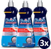 FINISH ΥΓΡΟ ΛΑΜΠΡΥΝΤΙΚΟ ΠΛΥΝΤΗΡΙΟΥ ΠΙΑΤΩΝ 400ML Χ3