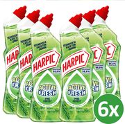 HARPIC ACTIVE FRESH GEL ΚΑΘΑΡΙΣΜΟΥ ΛΕΚΑΝΗΣ ΜΕ ΑΡΩΜΑ PINE 750ML X6
