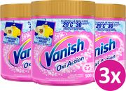 VANISH OXI ACTION ΚΑΘΑΡΙΣΤΙΚΟ ΛΕΚΕΔΩΝ ΣΕ ΣΚΟΝΗ 500GR Χ3