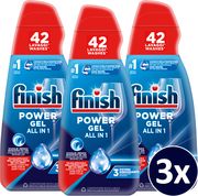 FINISH POWER GEL FRESH ΥΓΡΟ ΠΛΥΝΤΗΡΙΟΥ ΠΙΑΤΩΝ 940ML 42 ΜΕΖΟΥΡΕΣ X3