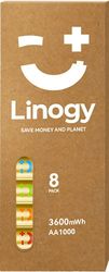 LINOGY ΣΕΤ ΜΠΑΤΑΡΙΩΝ LINOGY AA LI-ION PRO - ΣΕΤ 8 ΤΕΜΑΧΙΩΝ