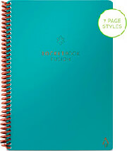 HUTTON ΤΕΤΡΑΔΙΟ ROCKETBOOK FUSION EXECUTIVE (EVRF-E-RC-CCE-FR) NEPTUNE TEAL